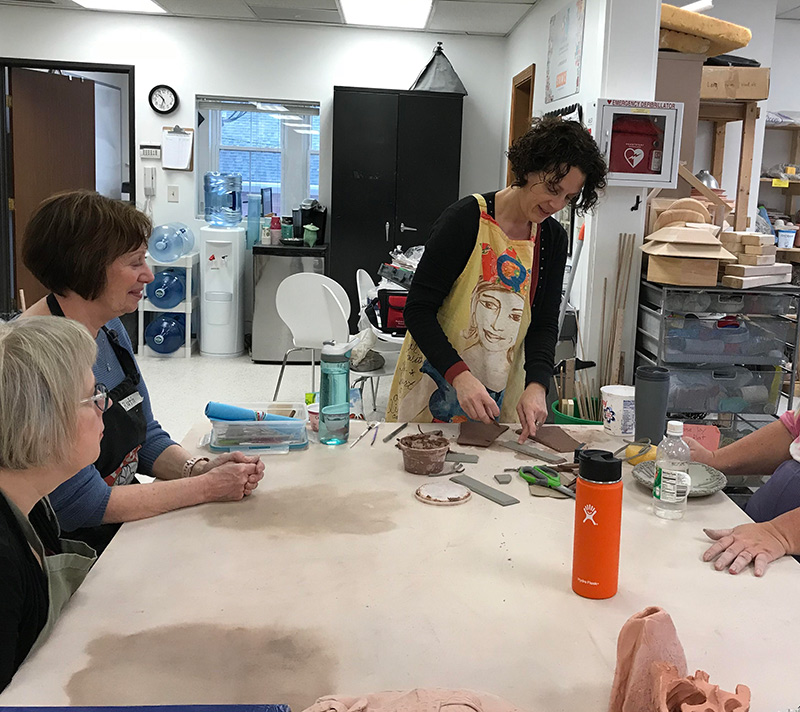 Michelle Lougee - Teaching Ceramics